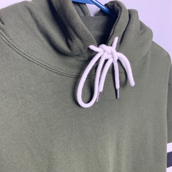 H&M Light Weight Hoodie Green White Black - Picture 4 of 7